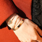 Look pull à volants manteau rouille - Hypiness 03