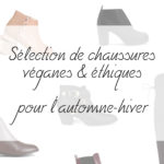 Sélection de chaussures véganes automne-hiver bannière - Hypiness