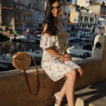 Look estival - robe Molly Braken sac Jean-Louis Mahé escarpins Tamaris - Hypiness